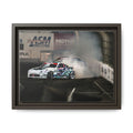 Drift Racing Canvas Print — Framed Matte Automotive Wall Art