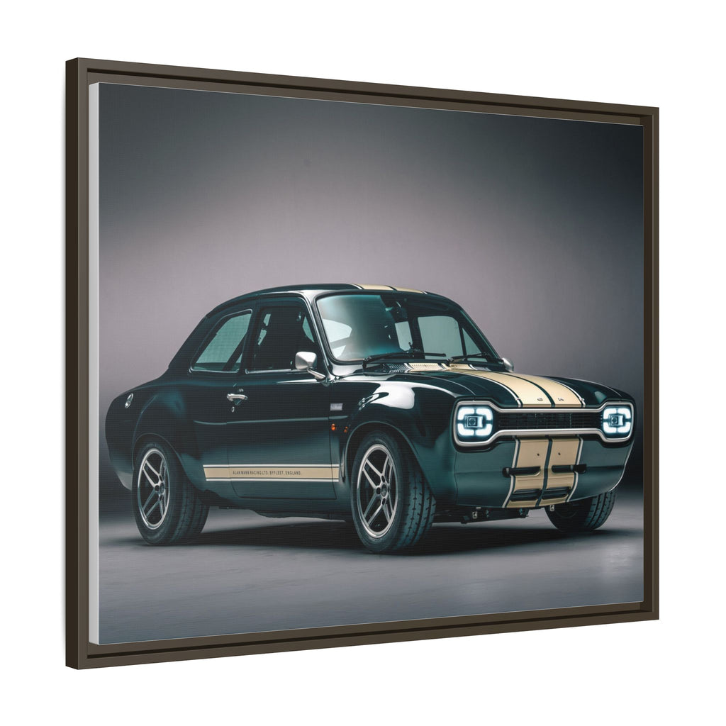 Framed Matte Canvas – Classic Retro Muscle Car Wall Art