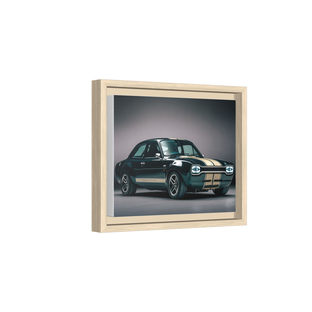 Framed Matte Canvas – Classic Retro Muscle Car Wall Art