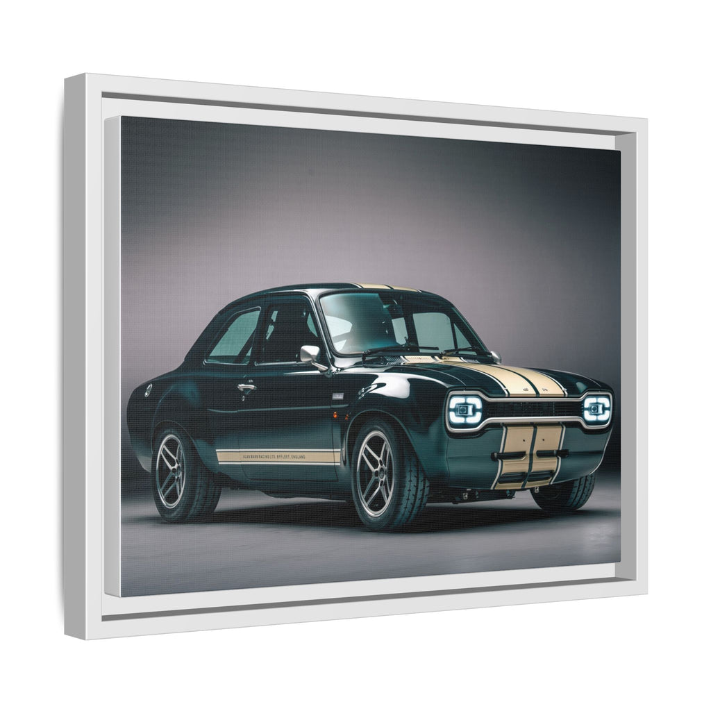 Framed Matte Canvas – Classic Retro Muscle Car Wall Art