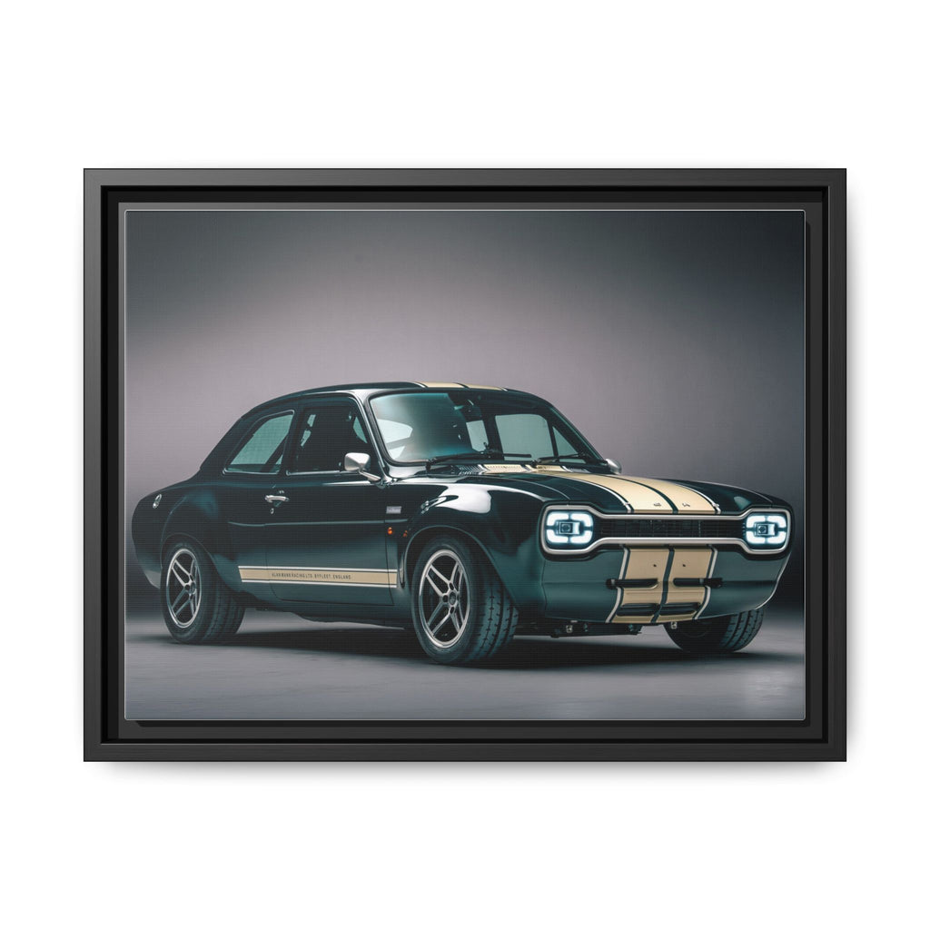 Framed Matte Canvas – Classic Retro Muscle Car Wall Art