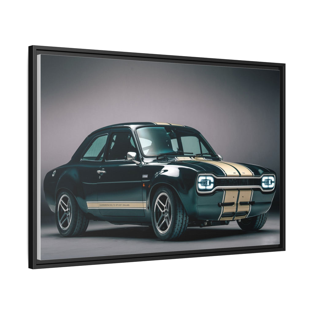 Framed Matte Canvas – Classic Retro Muscle Car Wall Art