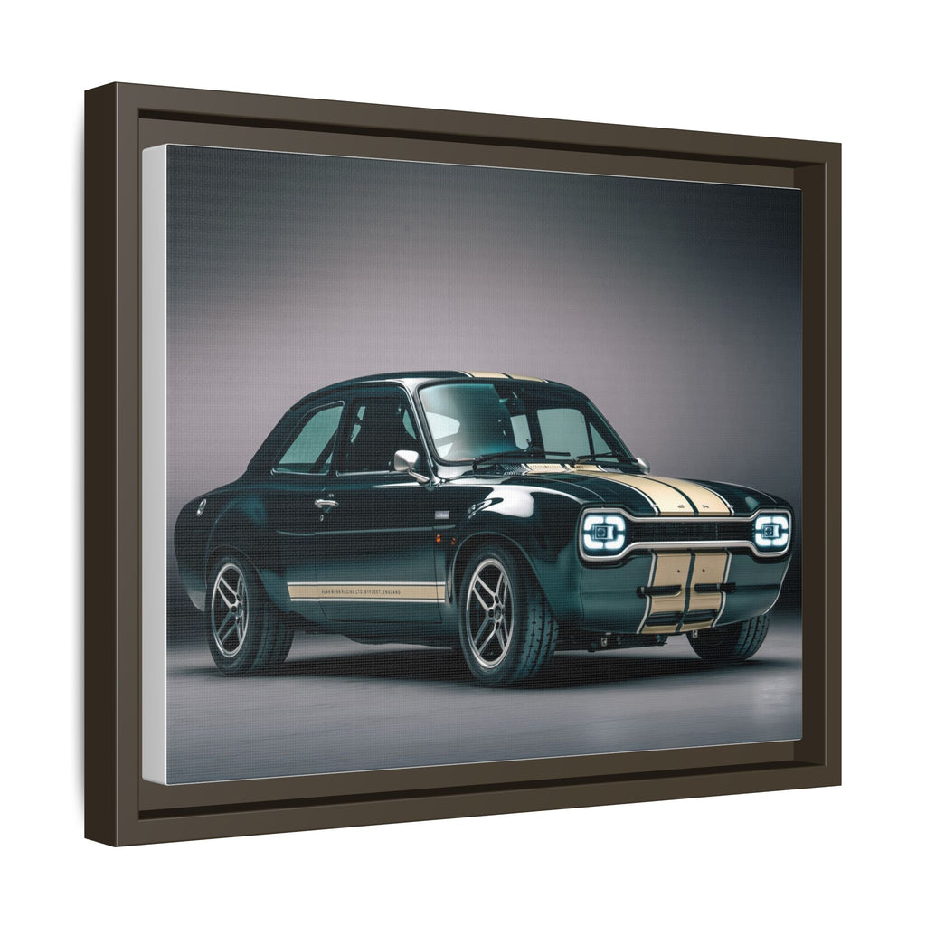Framed Matte Canvas – Classic Retro Muscle Car Wall Art