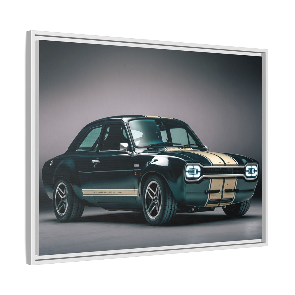 Framed Matte Canvas – Classic Retro Muscle Car Wall Art