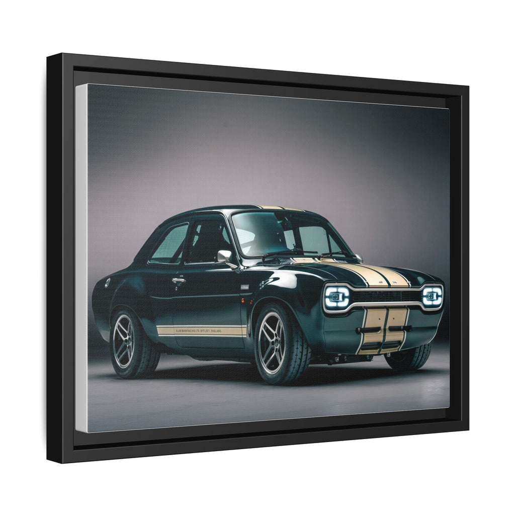 Framed Matte Canvas – Classic Retro Muscle Car Wall Art