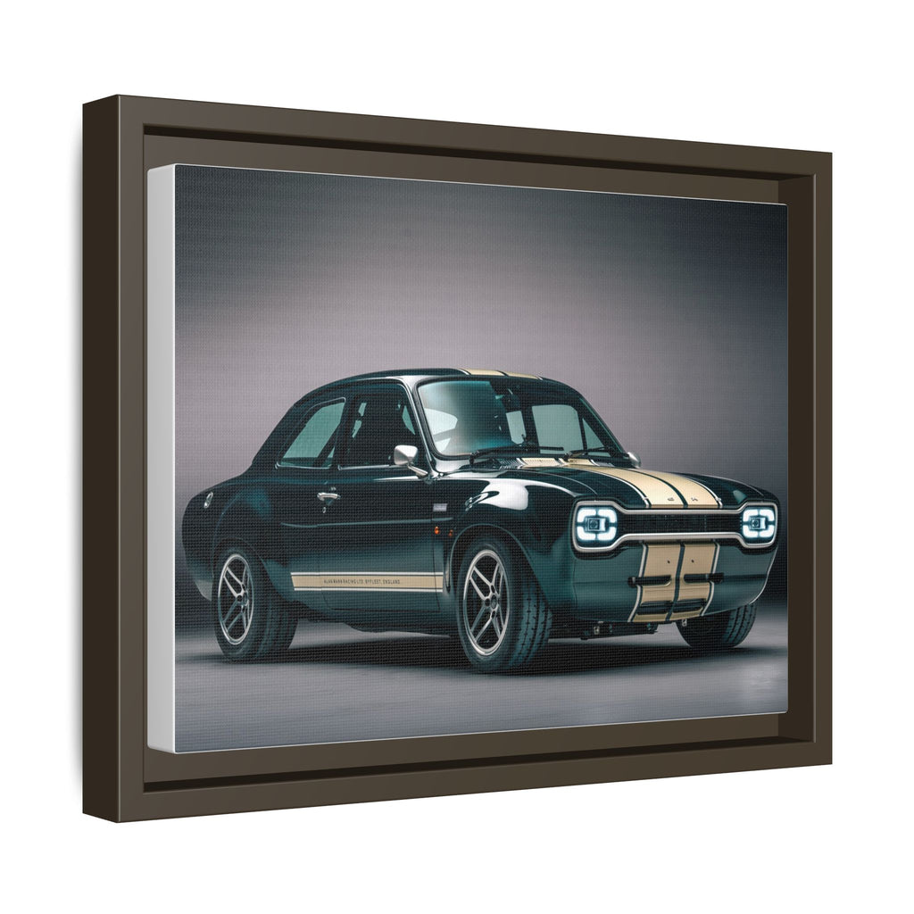 Framed Matte Canvas – Classic Retro Muscle Car Wall Art