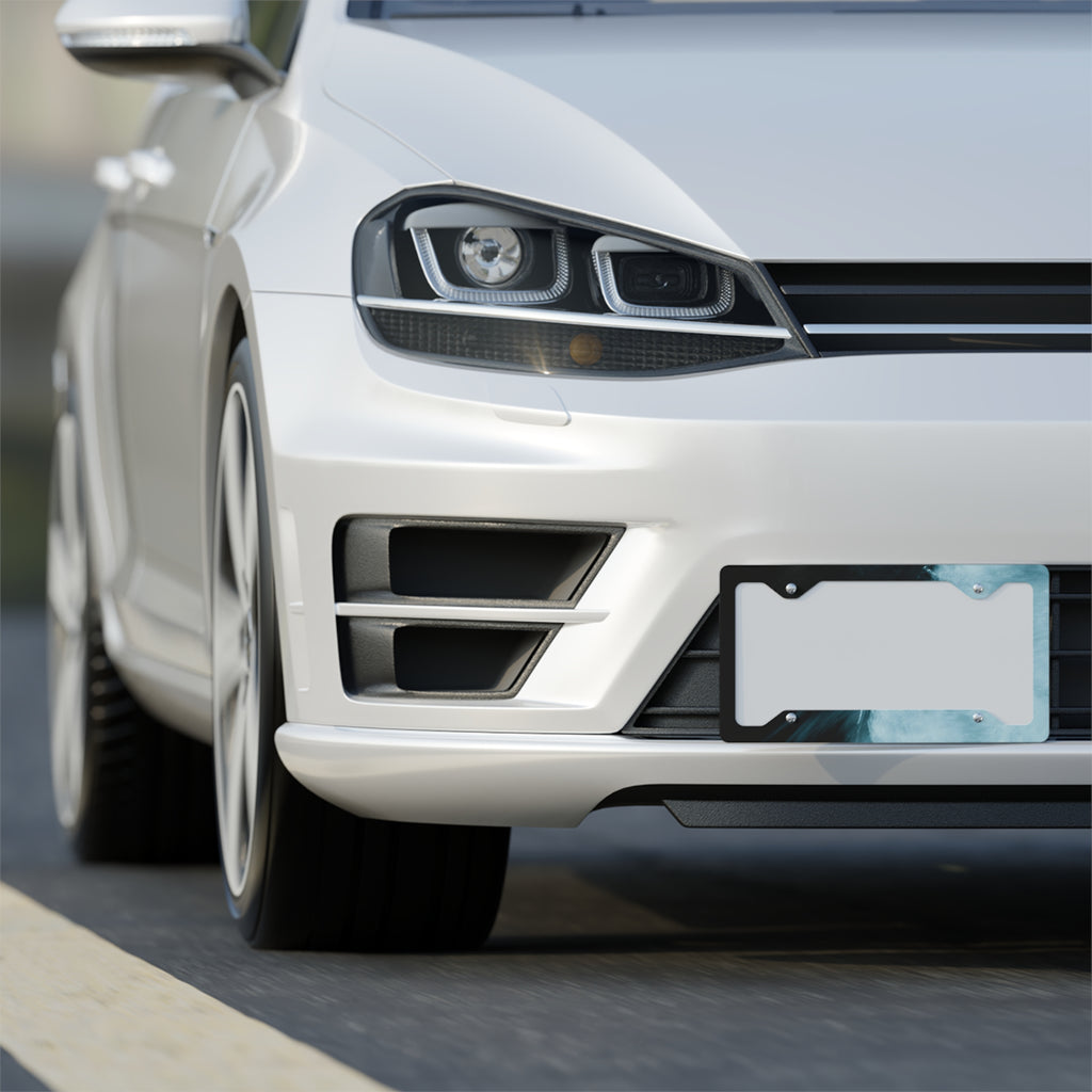 Metal License Plate Frame — Ocean Wave Stainless Steel Car Frame