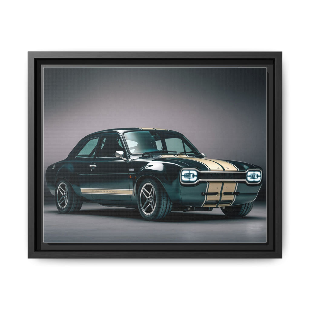 Framed Matte Canvas – Classic Retro Muscle Car Wall Art
