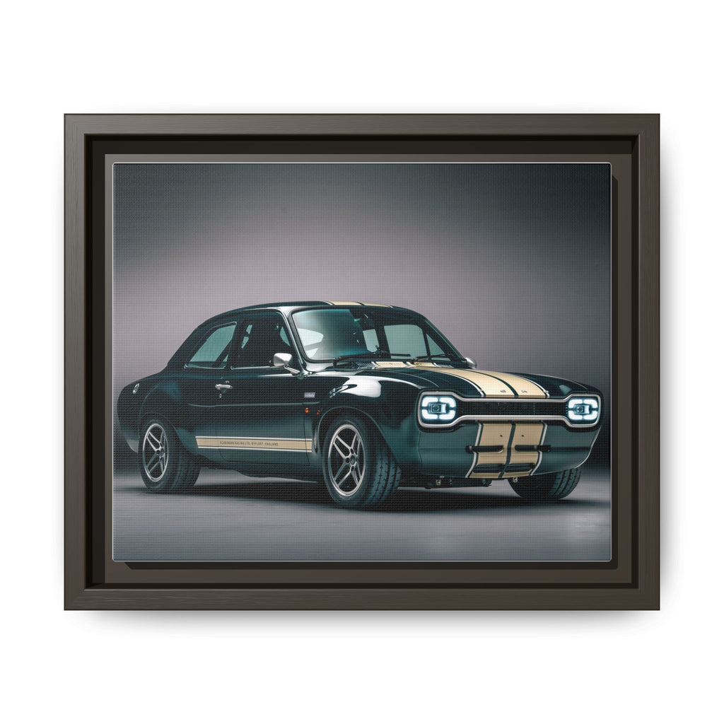 Framed Matte Canvas – Classic Retro Muscle Car Wall Art