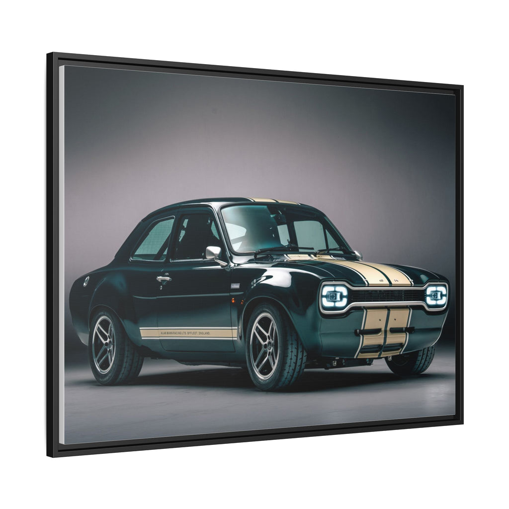Framed Matte Canvas – Classic Retro Muscle Car Wall Art