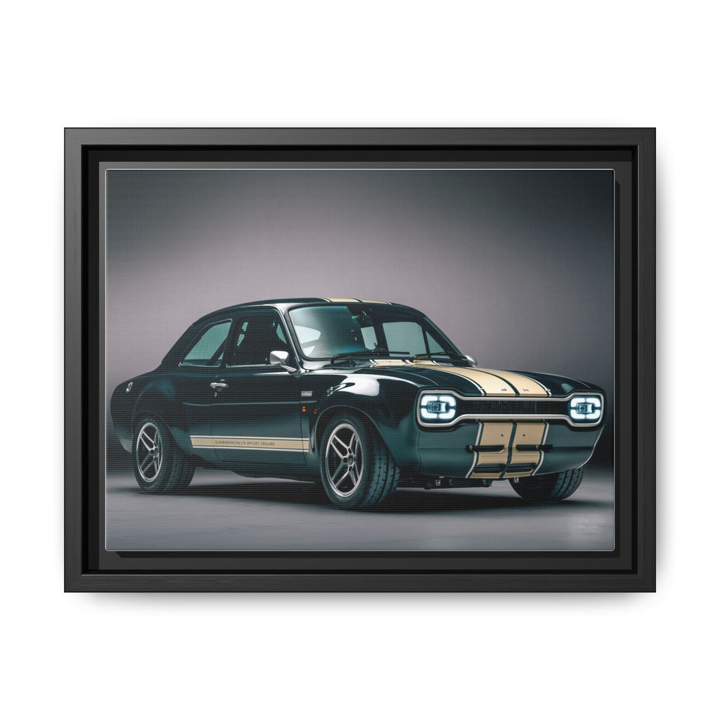 Framed Matte Canvas – Classic Retro Muscle Car Wall Art