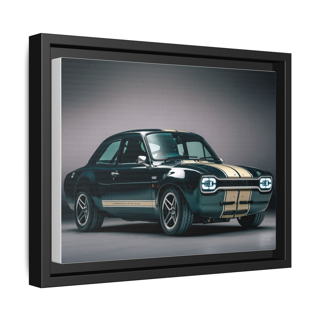 Framed Matte Canvas – Classic Retro Muscle Car Wall Art