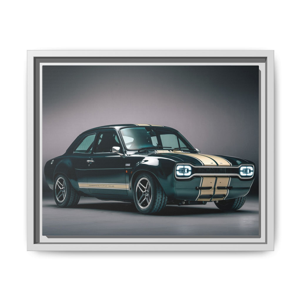 Framed Matte Canvas – Classic Retro Muscle Car Wall Art