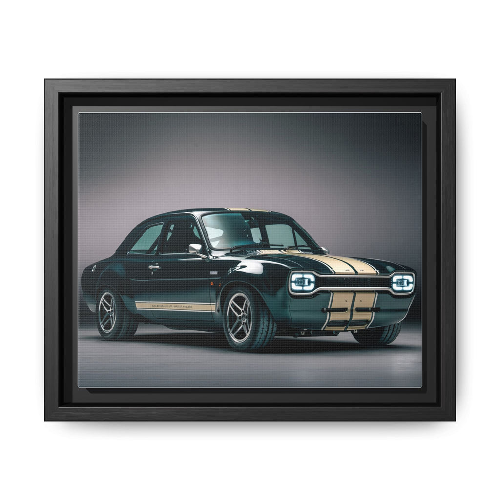 Framed Matte Canvas – Classic Retro Muscle Car Wall Art