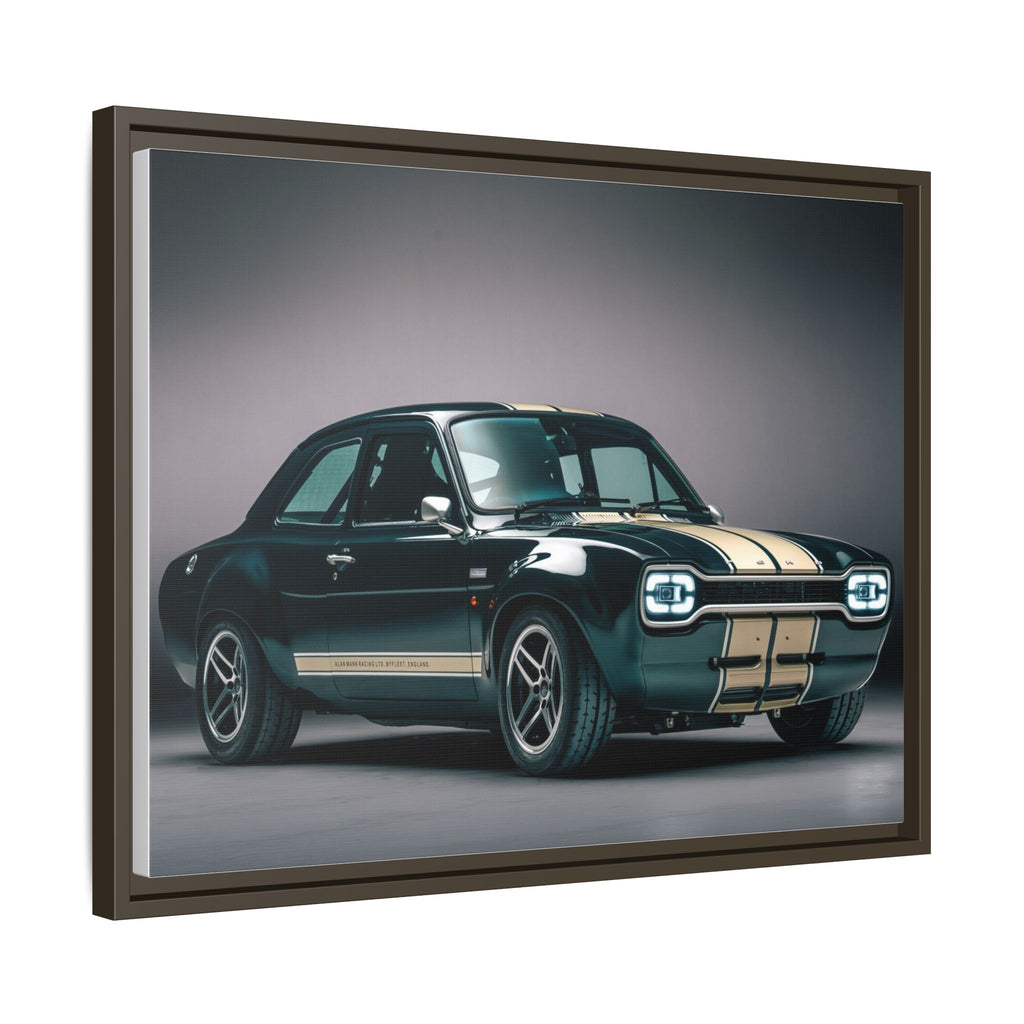 Framed Matte Canvas – Classic Retro Muscle Car Wall Art