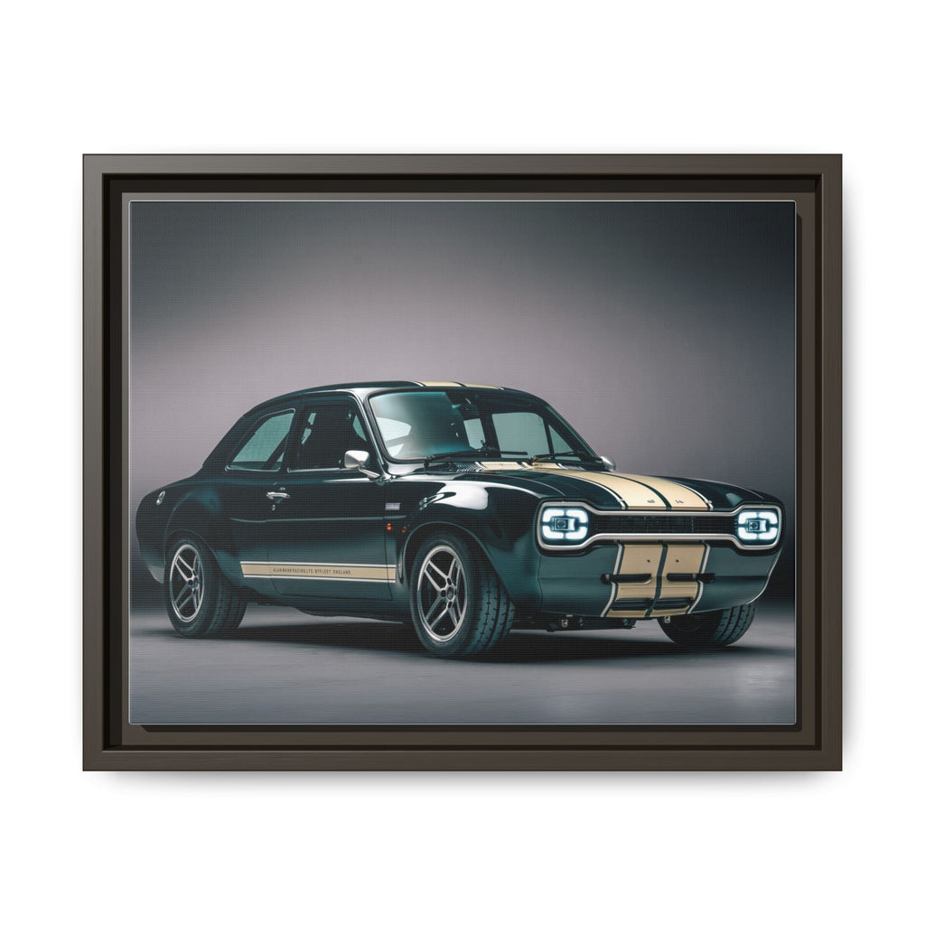 Framed Matte Canvas – Classic Retro Muscle Car Wall Art