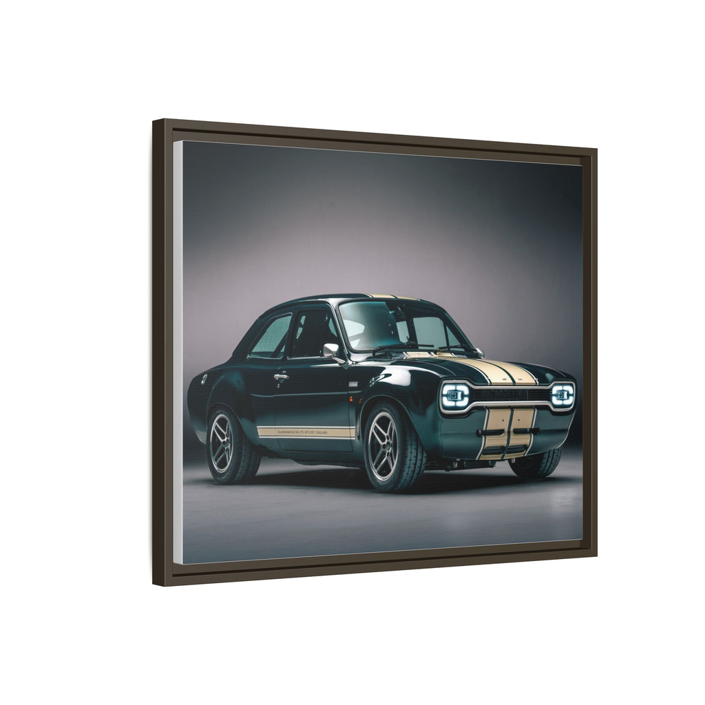 Framed Matte Canvas – Classic Retro Muscle Car Wall Art