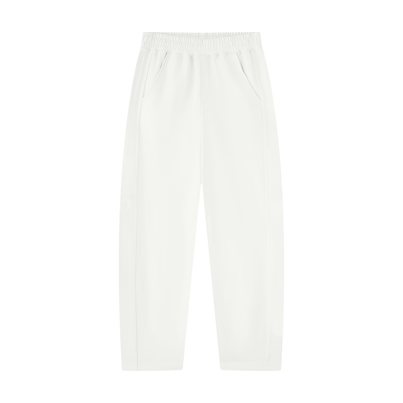 Unisex Tapered Straight Hem Sweatpants