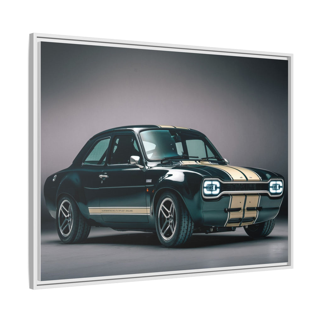 Framed Matte Canvas – Classic Retro Muscle Car Wall Art
