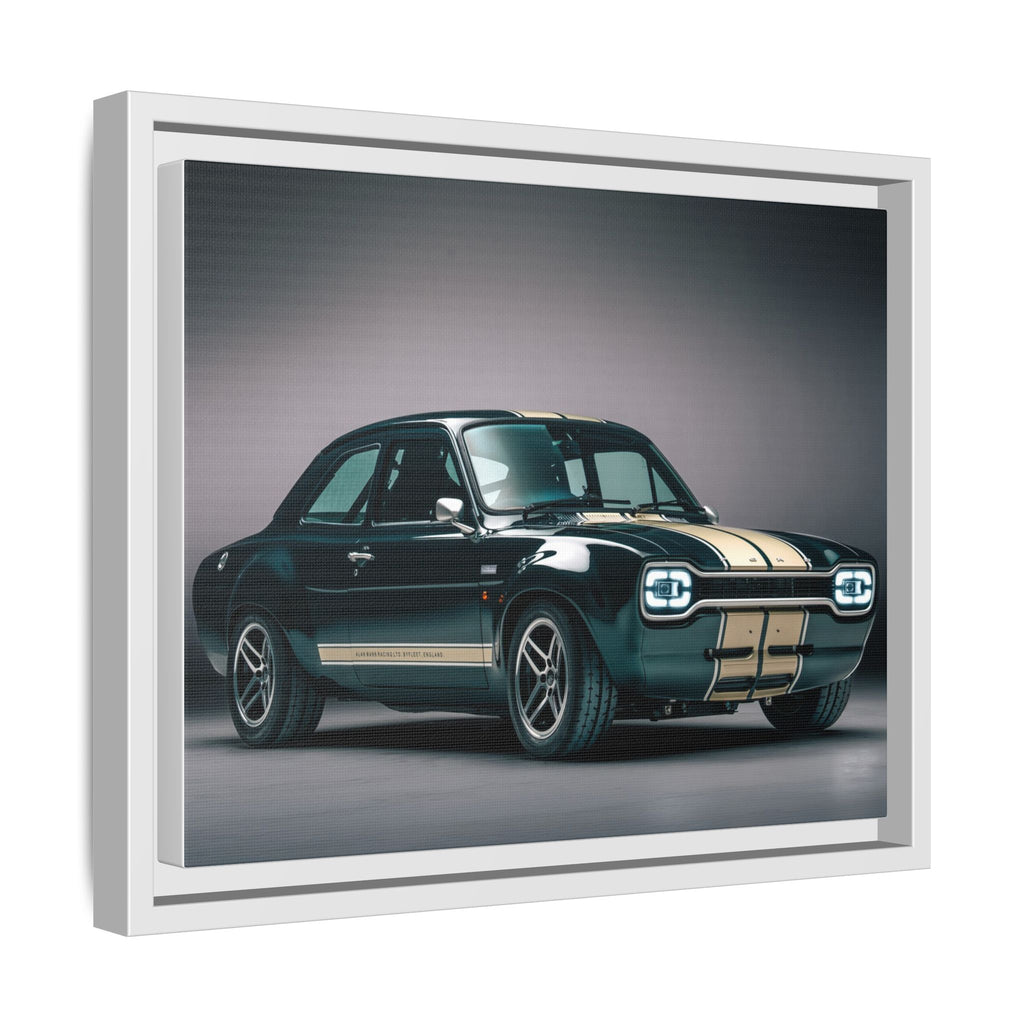 Framed Matte Canvas – Classic Retro Muscle Car Wall Art